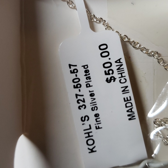 Disney's Mickey Mouse I Love Mickey Silver Cubic Zirconia Heart Necklace NWT - Picture 12 of 12